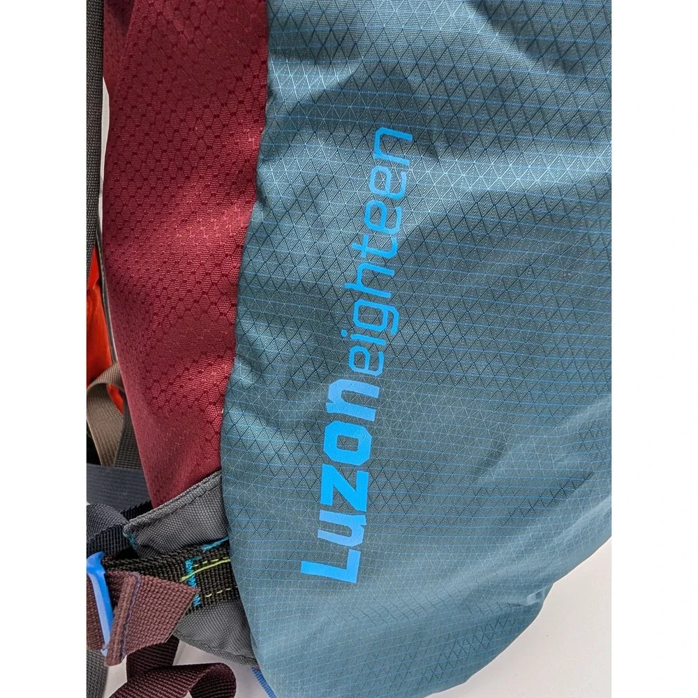 Cotopaxi Luzon 18L Del Dia Backpack Multicolor Ripstop Nylon SSM Health Logo